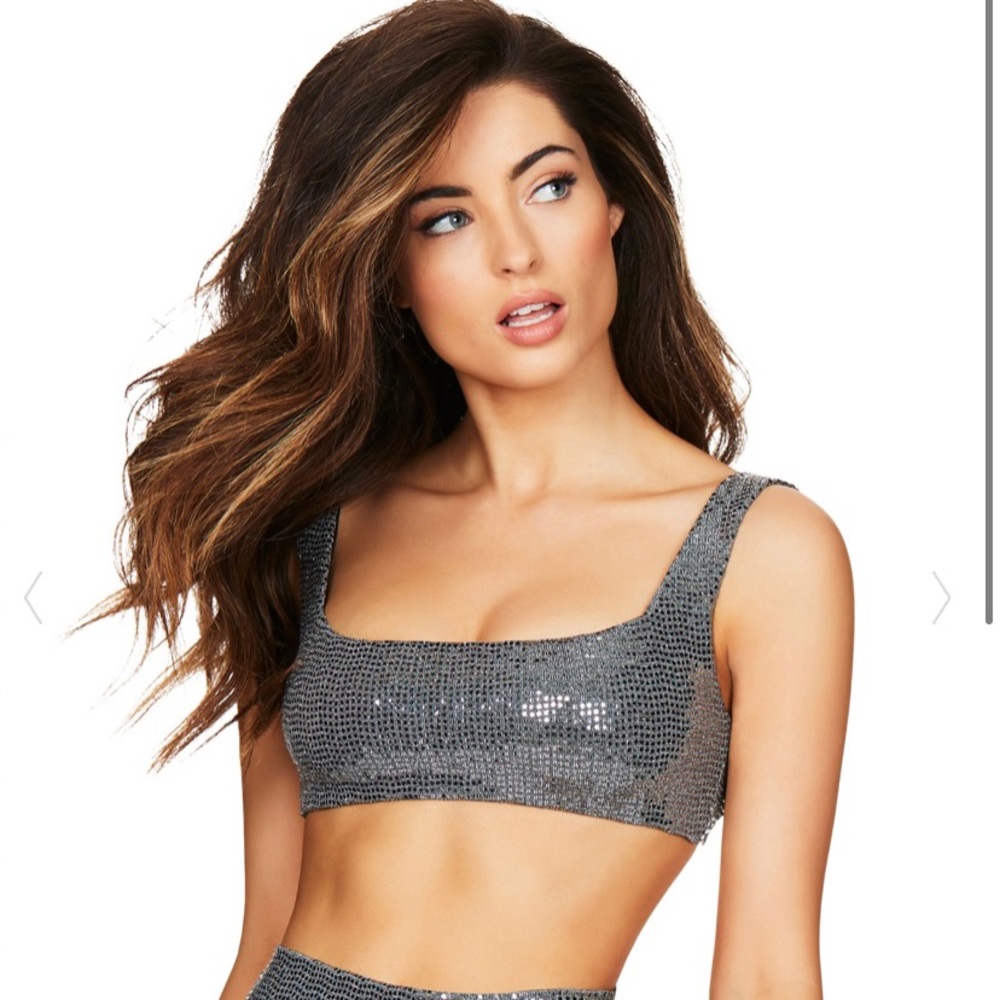 Nookie Beach carnivale square neck bikini top